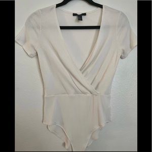 Faux wrap bodysuit